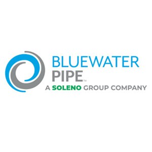 Bluewater Pipe logo featuring a circular design and company name for SEO.