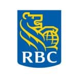 RBC logo with lion and globe representing financial services.