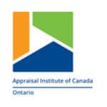 Hammer Appraisals logo with colorful geometric design and Appraisal Institute of Canada text.